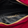 Chanel CC Quilted Suede Handbag Secondhand