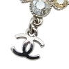 Chanel CC Silver Plated Crystal Cluster Pendant Necklace Secondhand