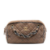 Chanel CC Quilted Iridescent Calfskin Tweed Bowler Bag Secondhand