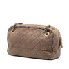 Chanel CC Quilted Iridescent Calfskin Tweed Bowler Bag Secondhand
