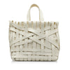 Jil Sander Woven Leather Basket Tote Secondhand