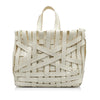 Jil Sander Woven Leather Basket Tote Secondhand