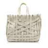 Jil Sander Woven Leather Basket Tote Secondhand