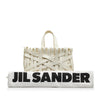 Jil Sander Woven Leather Basket Tote Secondhand