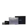 Chanel Medium Quilted Metallic Lambskin O Case Clutch Secondhand