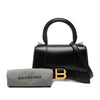 Balenciaga Small Shiny Box Calfskin Hourglass Top Handle Bag Secondhand