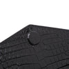 Secondhand Saint Laurent Croc Embossed Leather Uptown Pouch
