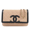 Chanel Caviar CC Filigree Wallet On Chain Secondhand