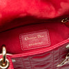Dior DiorAmour Mini Lambskin Cannage Lady Dior Secondhand