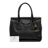 Prada Saffiano Lucido Top Handle Frame Tote Secondhand