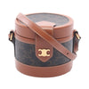 Celine Small Triomphe Coated Canvas Tambour Crossbody Secondhand