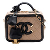 Chanel Small Bicolor Caviar CC Filigree Vanity Case Secondhand