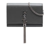 Saint Laurent Grain de Poudre Monogram Kate Tassel Wallet on Chain Secondhand
