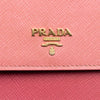 Prada Bicolor Saffiano Lux Wallet On Strap Secondhand