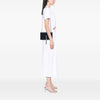 Saint Laurent Medium Croc Embossed Leather Kate Tassel Crossbody Secondhand