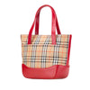 Burberry Haymarket Check Canvas Handbag Secondhand