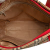 Secondhand Burberry Haymarket Check Canvas Handbag