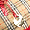 Secondhand Burberry Haymarket Check Canvas Handbag