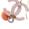 Chanel CC Gold Plated Resin Bead Drop Fish Hook Earrings Secondhand
