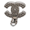 Chanel CC Brass Perforated Clip On Earrings Secondhand