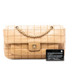 Chanel Chocolate Bar Lambskin Wild Stitch Chain Flap Secondhand