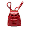 Gucci Patent Bamboo Drawstring Backpack Secondhand