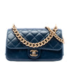 Chanel Small Quilted Calfskin Straight Lined Flap Secondhand