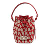 Valentino Mini Canvas VLogo Iconographe Bucket Bag Secondhand