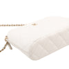 Chanel Quilted Caviar Dome Zip Clutch with Chain Secondhand