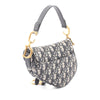 Dior Mini Oblique Canvas Saddle Bag Secondhand