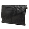 Balenciaga Lambskin Motocross Classic Clip Clutch L Secondhand