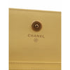 Chanel CC Quilted Lambskin Clutch With Chain Secondhand