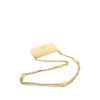 Chanel CC Quilted Lambskin Clutch With Chain Secondhand