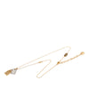 Louis Vuitton Gold Plated Nanogram Pendant Necklace Secondhand