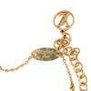 Louis Vuitton Gold Plated Nanogram Pendant Necklace Secondhand
