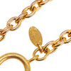 Chanel Gold Plated Leo Lion Sun Medallion Necklace Secondhand