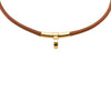 Hermès Leather Kite Choker Necklace Secondhand