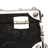 Dolce & Gabbana Rhinestone Embellished Jacquard Dolce Box Bag Secondhand