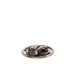 Chanel CC Brass Round Wheel Clip On Earrings Secondhand