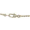 Gucci Sterling Silver Oval Plate Pendant Necklace Secondhand