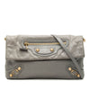 Balenciaga Lambskin Motocross Giant 12 Envelope Clutch With Strap Secondhand
