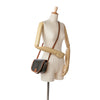 Celine Medium Triomphe Coated Canvas Folco Crossbody Secondhand