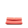 Chanel CC Grained Calfskin Button Flap Coin Pouch Secondhand