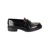 Secondhand Louis Vuitton Black and Monogram Canvas Moccasin - '20s