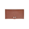 Hermes Kelly Mini II Amazone Handbag Brown Chevre Mysore with Palladium Hardware