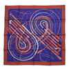 Hermès Carré 90 Fouets et Badines" 100% Silk Scarf in Purple Secondhand
