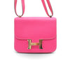 Secondhand Hermès Constance 18 Mini Fuchsia Epsom Leather Bag - '10s