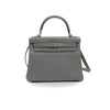 Secondhand Hermès Kelly Retourne 28 Gris Etain Togo Leather Bag - '20s