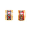 Secondhand Hermès Printed Enamel Clip On Earrings - '10s