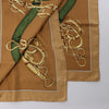 Secondhand Hermès Carré 90 "Profilé" Silk handkerchief in Brown